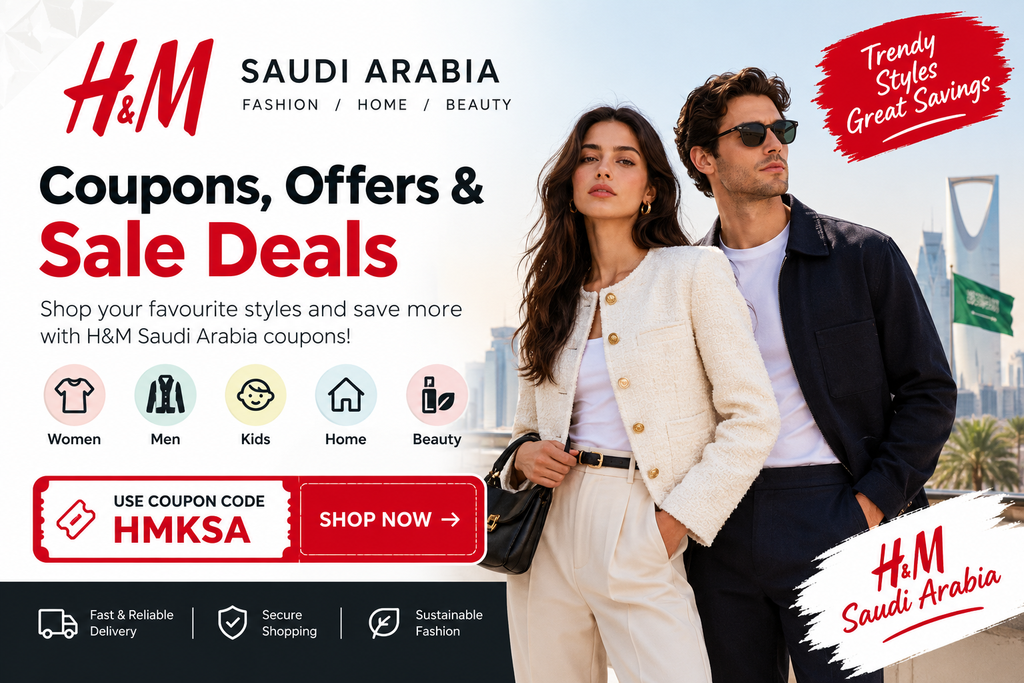 H&M Saudi Arabia Coupon Sale Banner